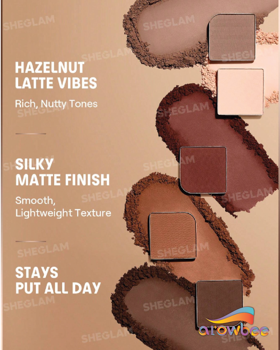 SHEGLAM Hazelnut Latte, Please 8-Pan Palette