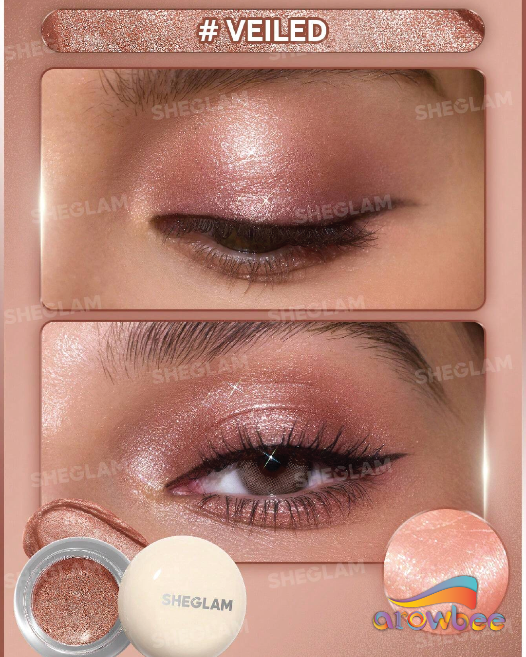 SHEGLAM Starstruck Cream Eyeshadow Pot