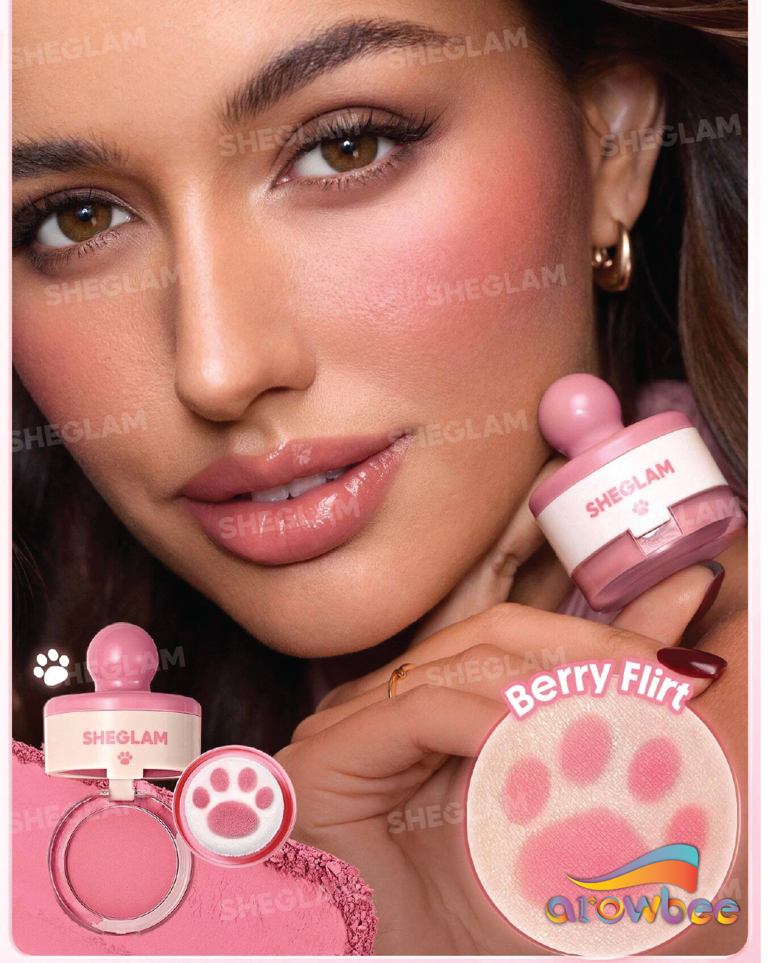 SHEGLAM Cutie Paw Blush Stamp