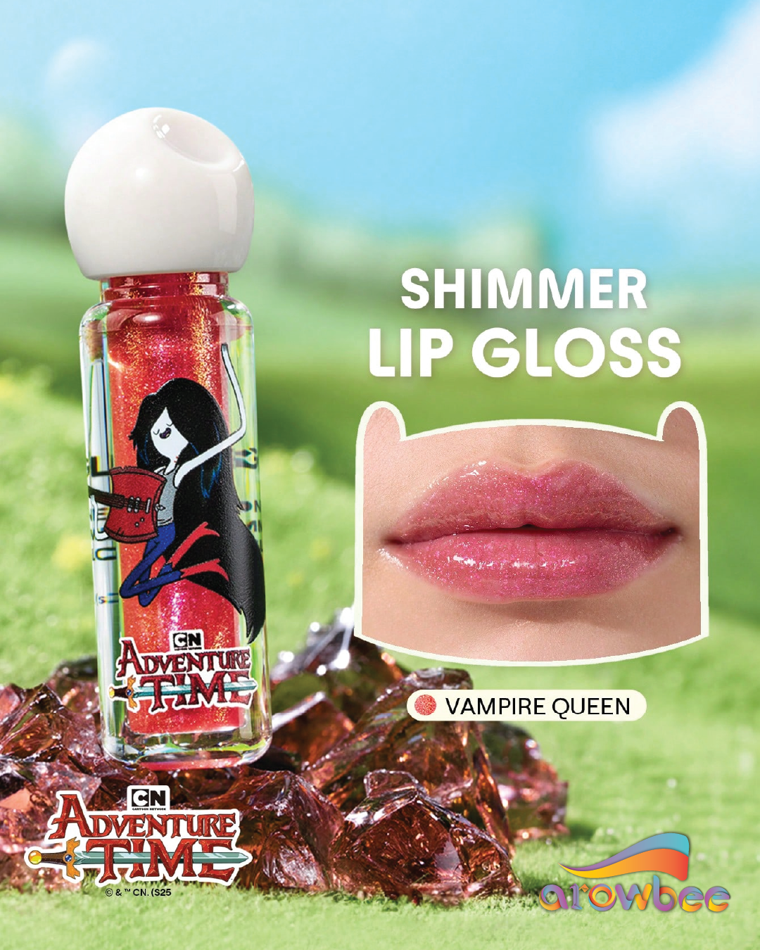 Adventure Time | SHEGLAM Heroes Only Shimmery Lip Gloss