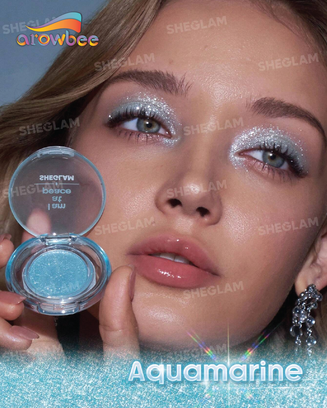SHEGLAM Crystal Intentions Manifesting Glow Glitter Eyeshadow