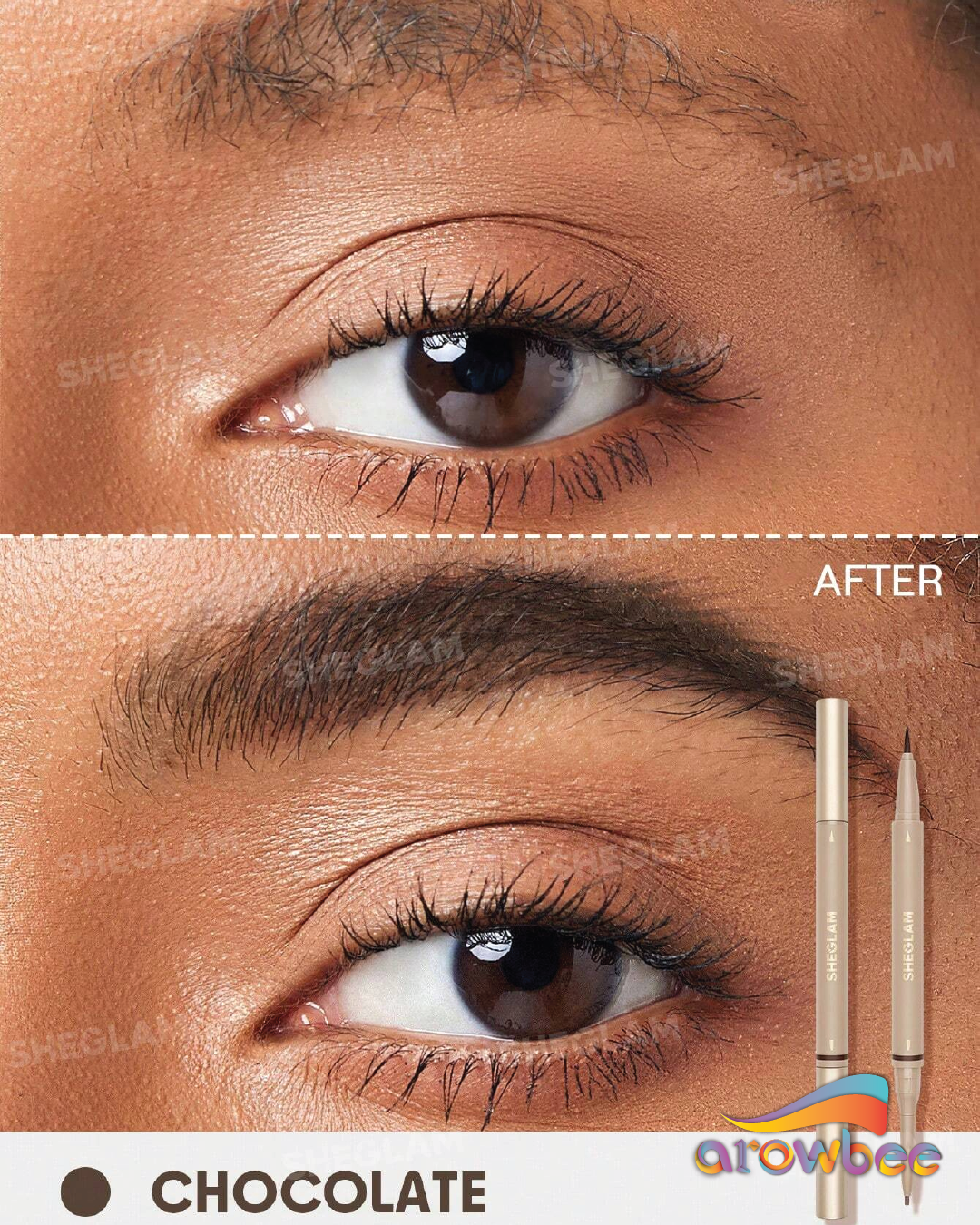 SHEGLAM Brows On Demand 2-In-1 Brow Pencil