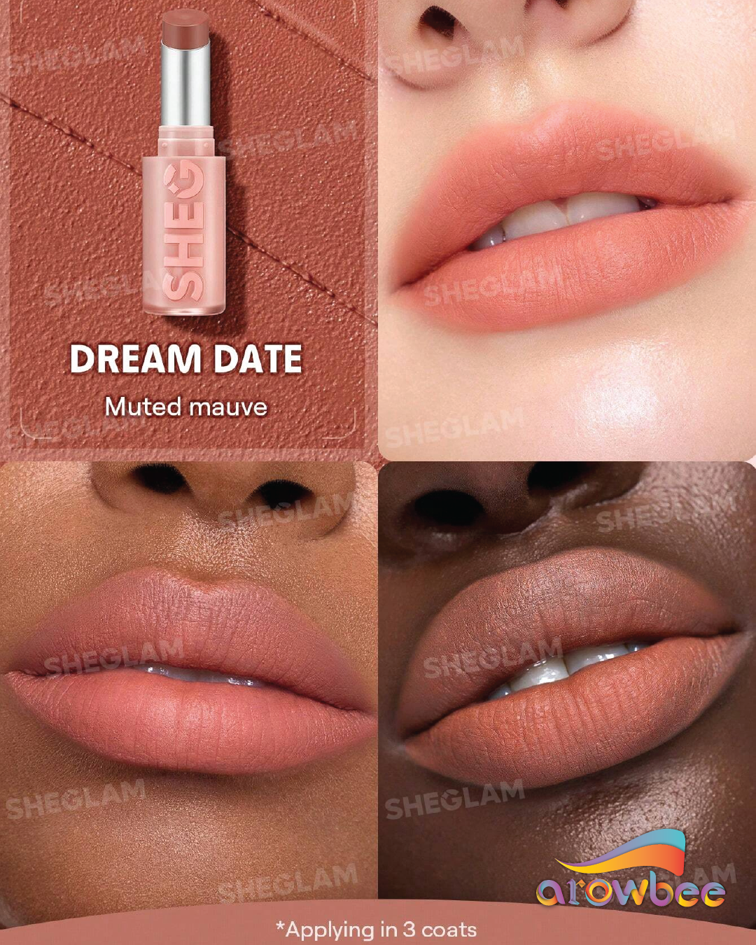 SHEGLAM Lip Veil Cushion Lightweight Lipstick