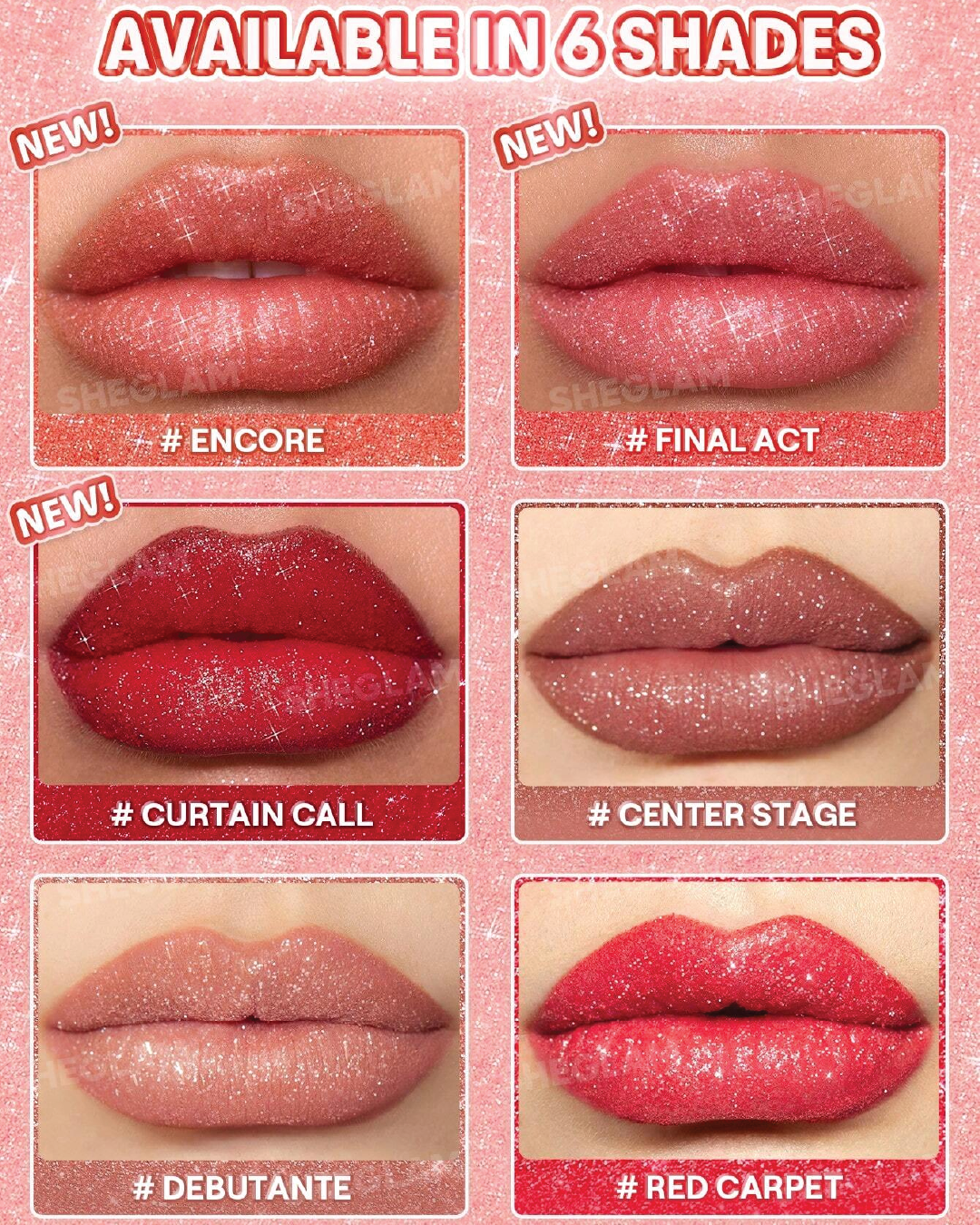 SHEGLAM Lip Dazzler Glitter Kit