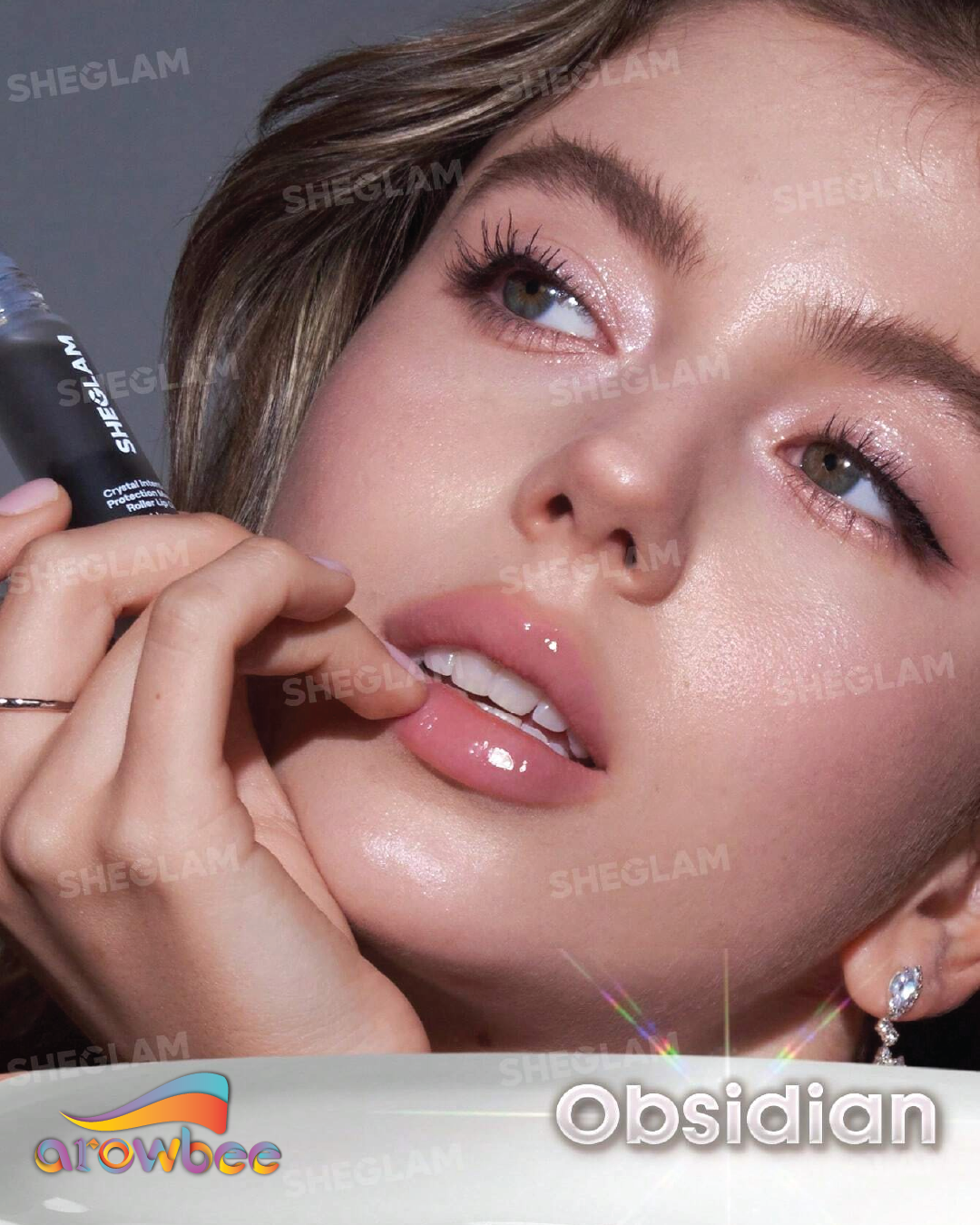 SHEGLAM Crystal Intentions Protection Mantra Roller Lip Oil
