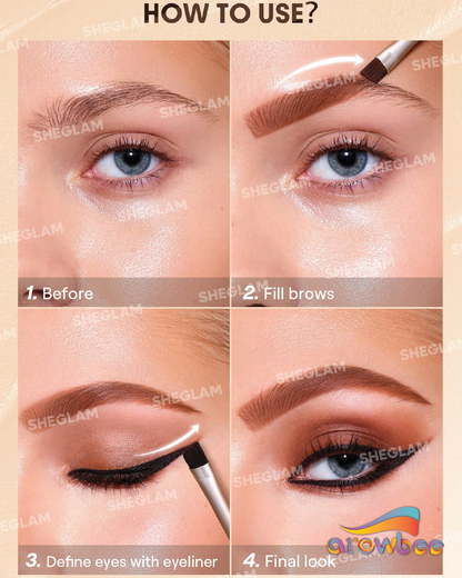 SHEGLAM Streamline Brow & Eyeliner Gel