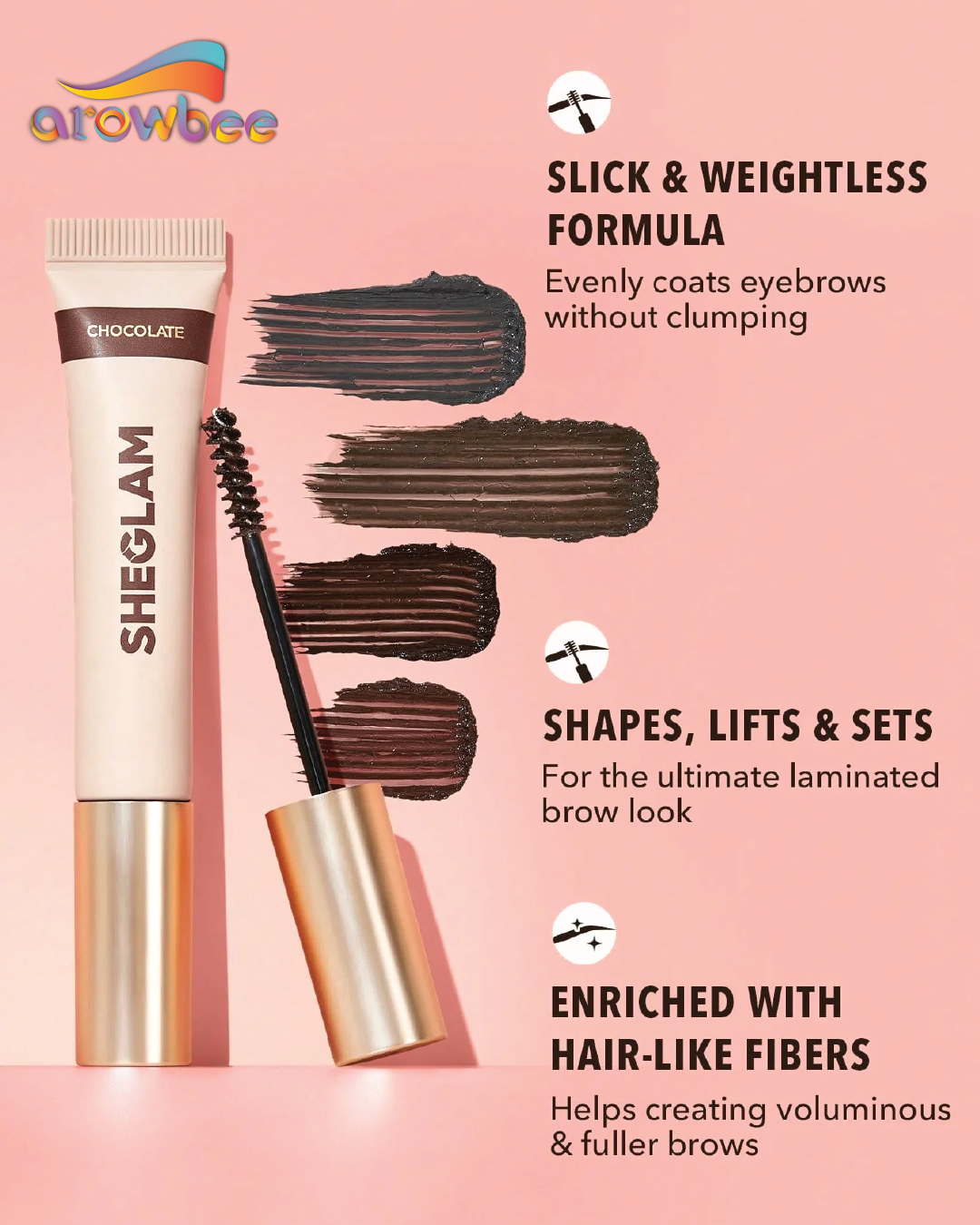 SHEGLAM Hold 'Em Up Tinted Brow Gel