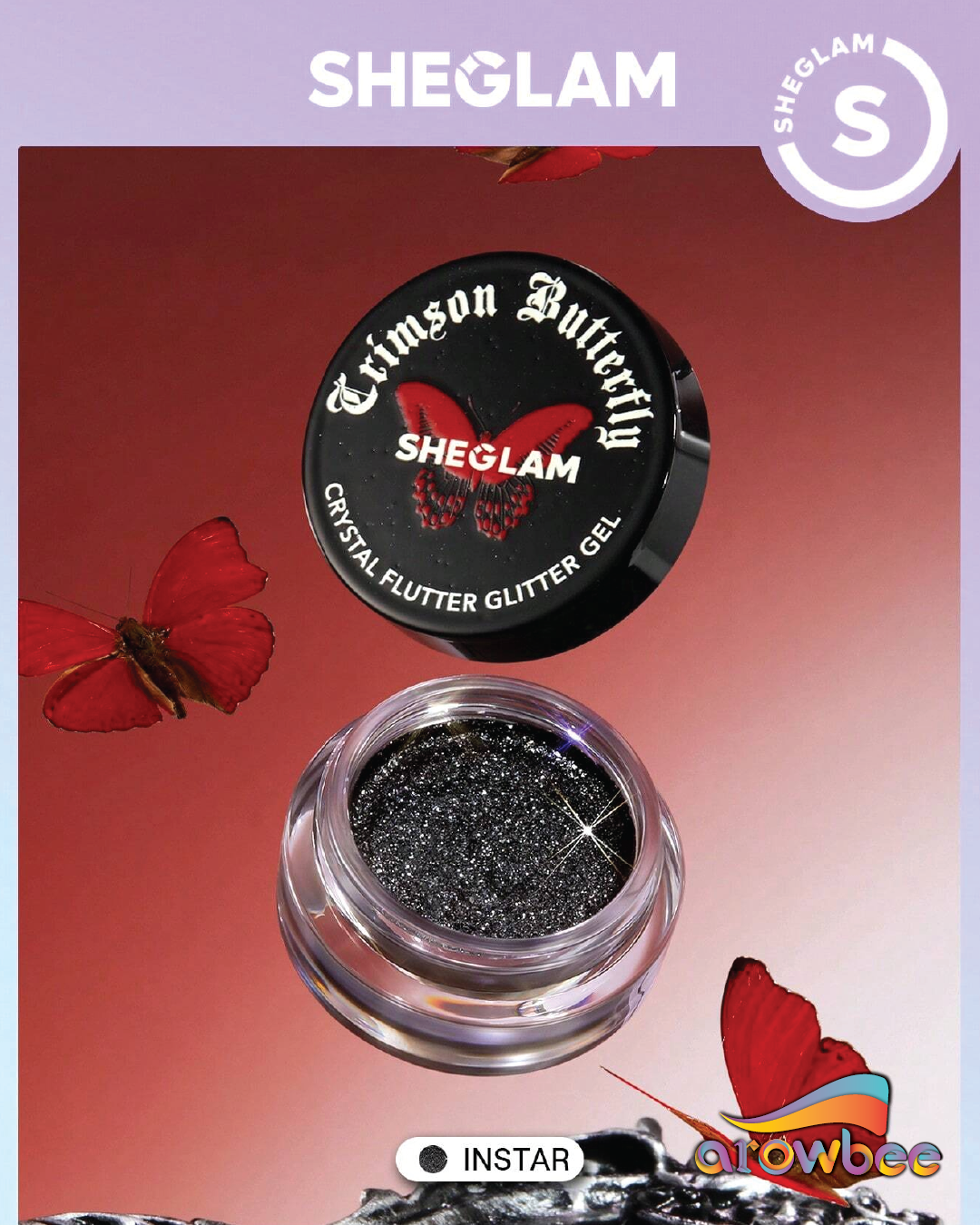 SHEGLAM Crystal Flutter Glitter Gel