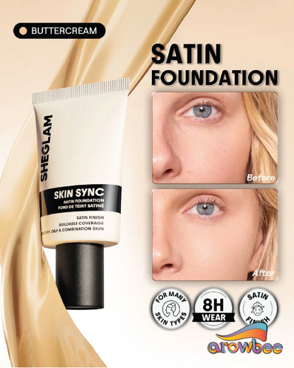 SHEGLAM Skin Sync Satin Foundation