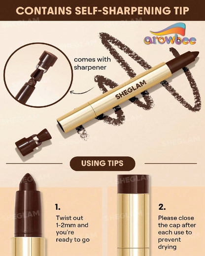 SHEGLAM Bold Moves Kohl Cream Eyeliner Pencil