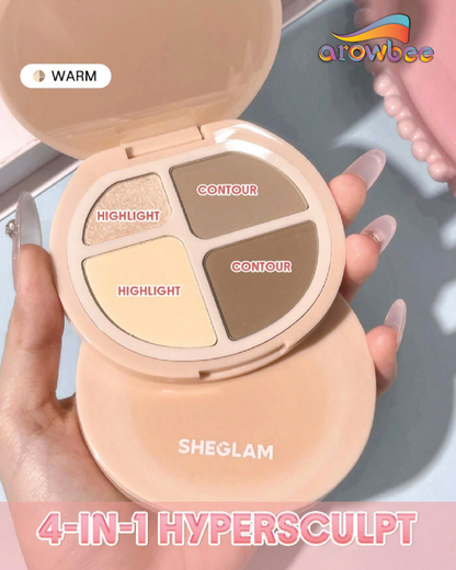 SHEGLAM Hypersculpt Highlight & Contour Palette