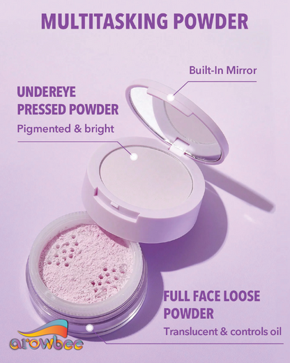 SHEGLAM Insta-Ready Face & Under Eye Setting Powder Duo