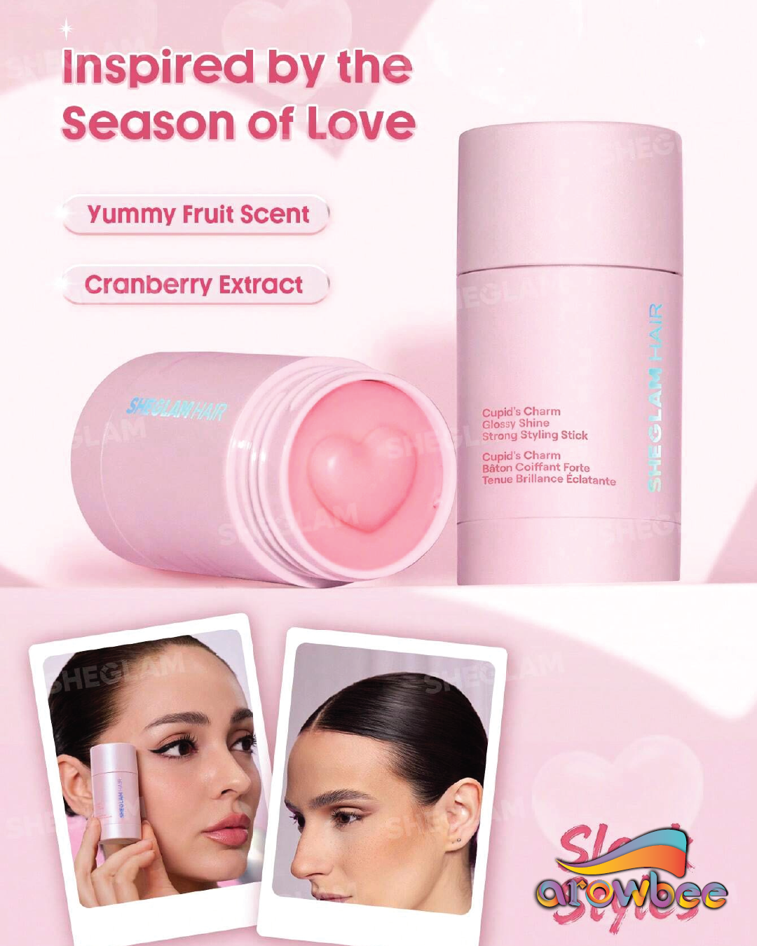 SHEGLAM Locked in Glossy Shine Strong Styling Stick - 30g