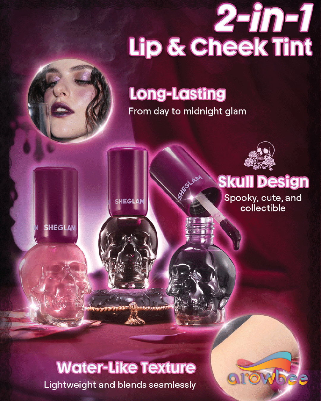 SHEGLAM Dark Romantasy Lip & Cheek Tint