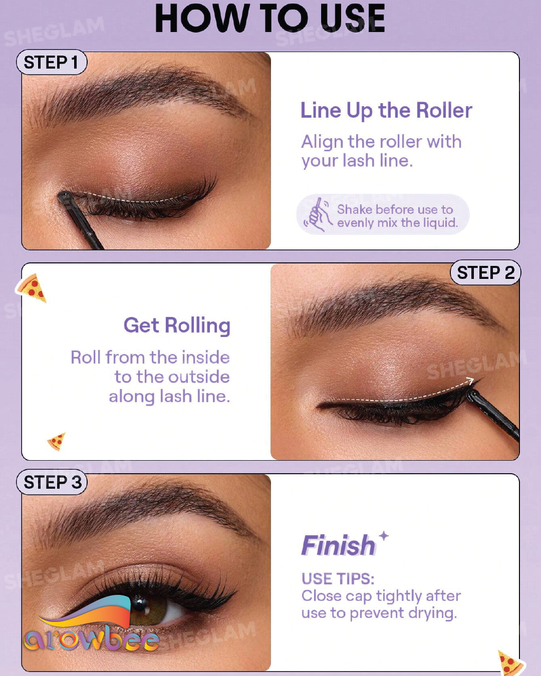 SHEGLAM Swift Stroke Roller Eyeliner Pen