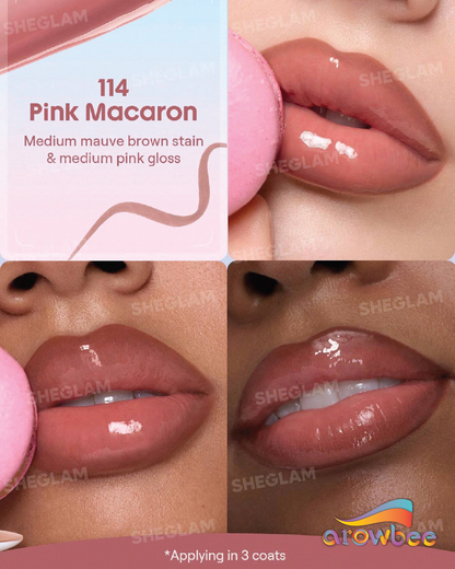 SHEGLAM Line To Shine Peel-Off Lip Stain & Gloss Duo
