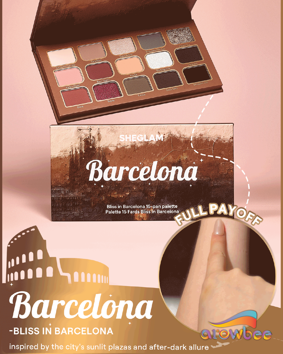 SHEGLAM Matinée In L.A. 15-Pan Palette