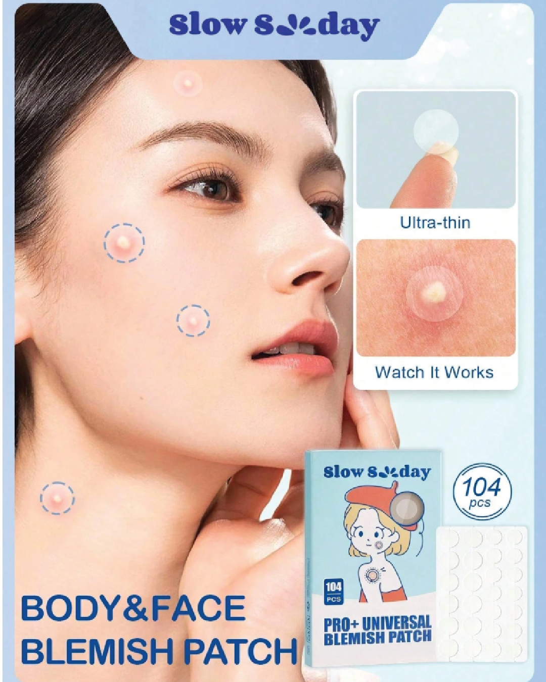 Slow Sunday Pimple Patch