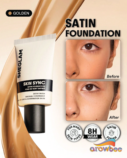 SHEGLAM Skin Sync Satin Foundation