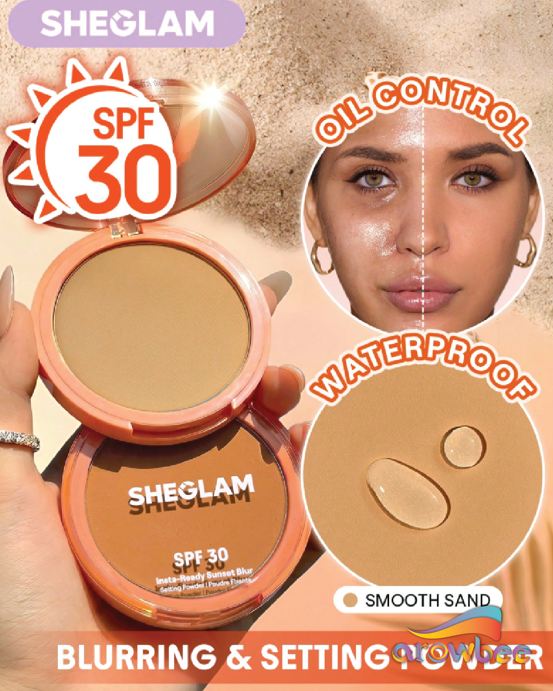 SHEGLAM Insta-Ready Sunset Blur Setting Powder