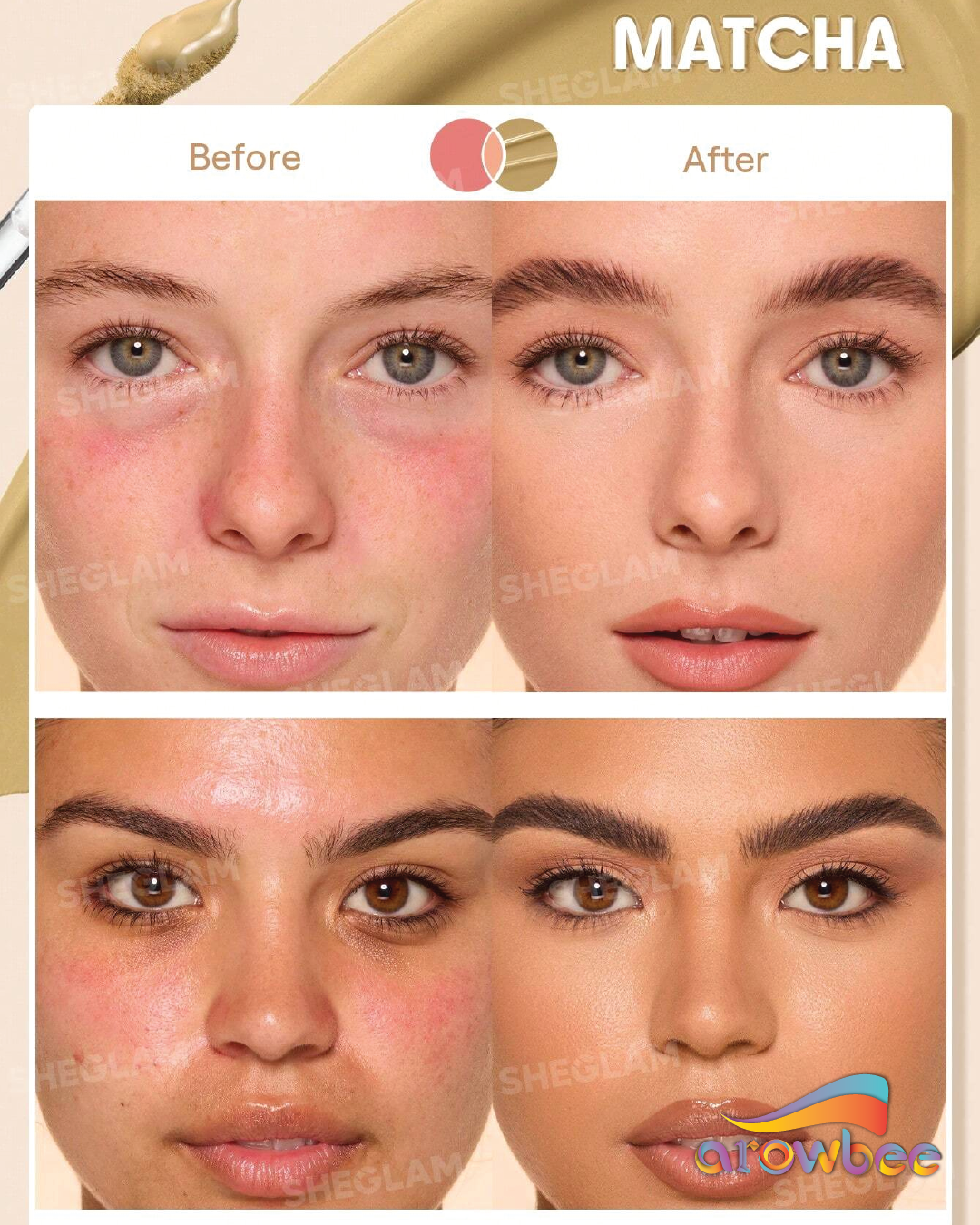 SHEGLAM Hideaway Full-Coverage Concealer