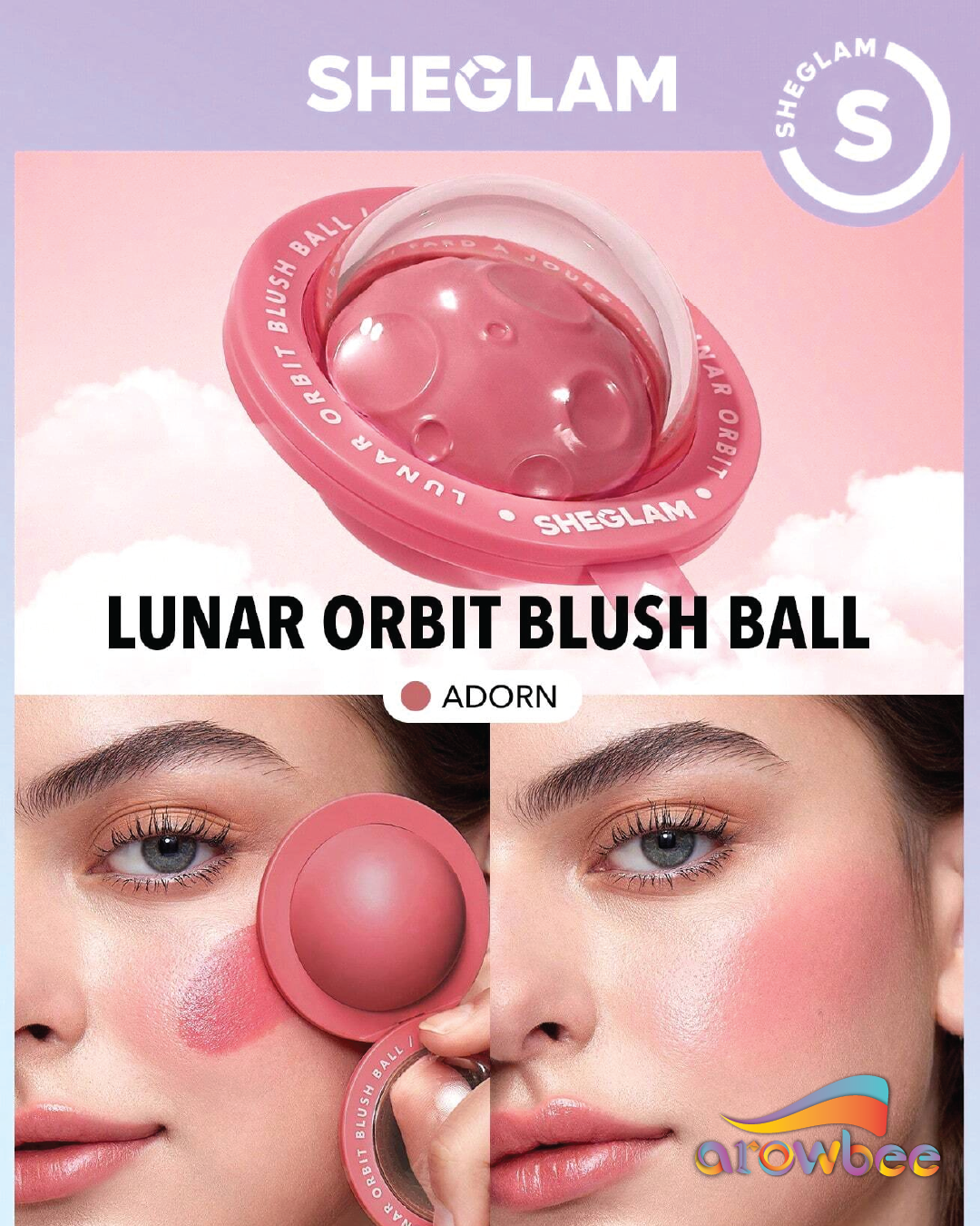 SHEGLAM Lunar Orbit Blush Ball