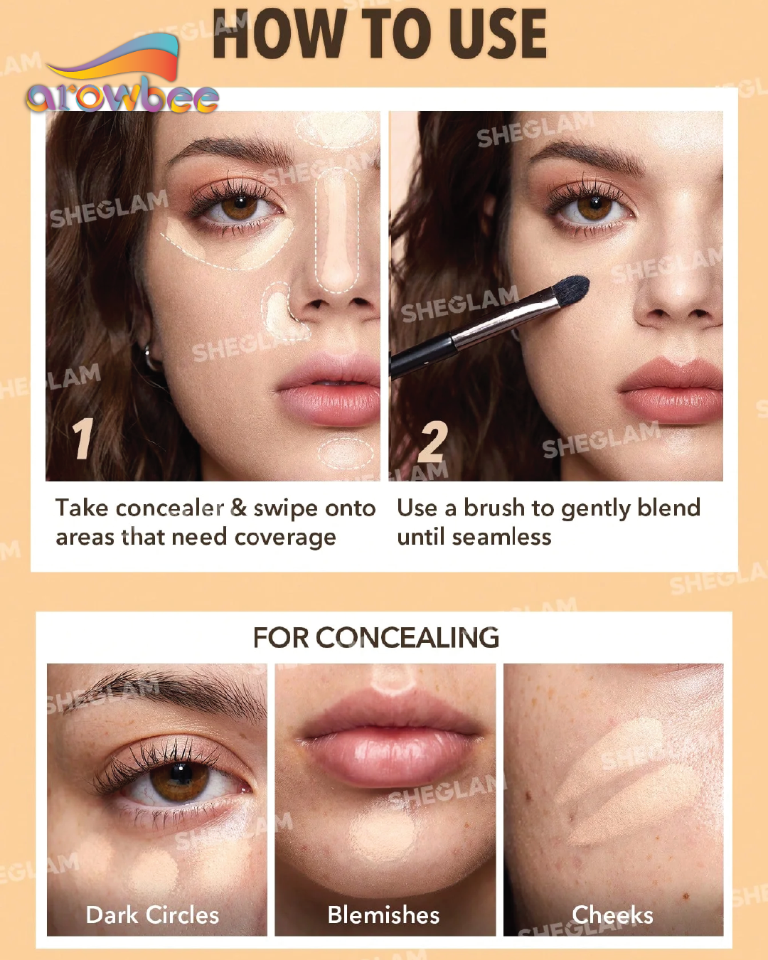 SHEGLAM Rapid Retouch Cream Concealer