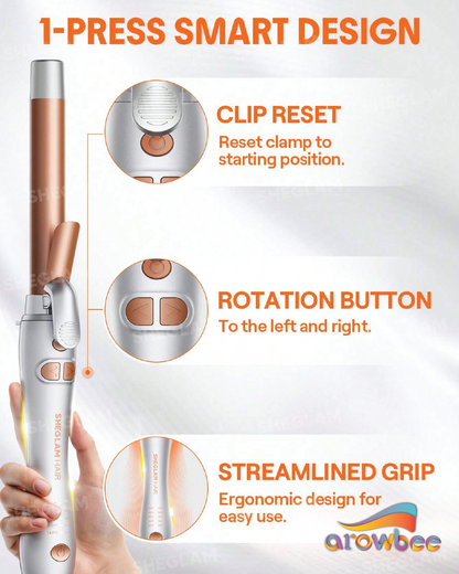 SHEGLAM HAIR Rotating Curling Iron