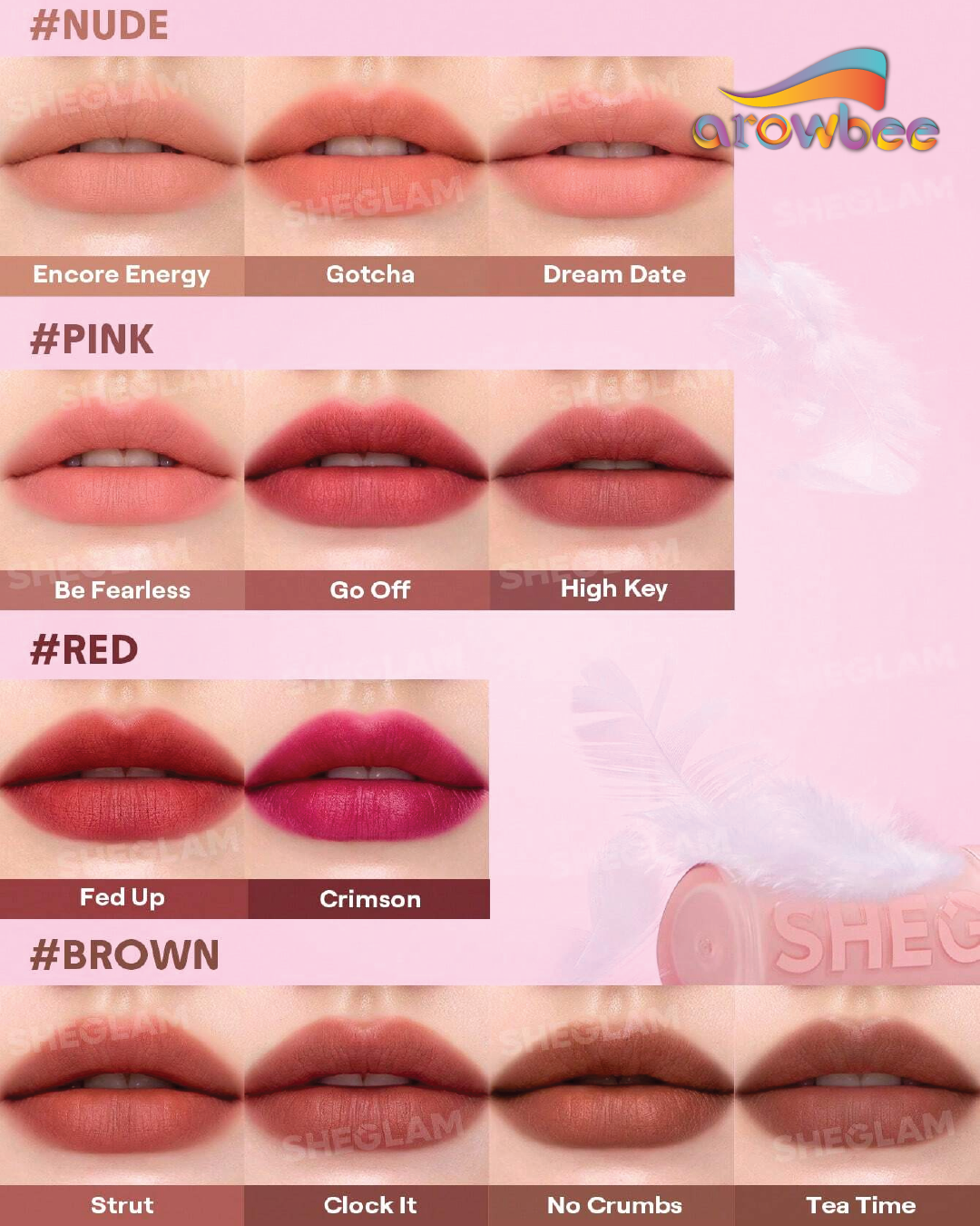 SHEGLAM Lip Veil Cushion Lightweight Lipstick