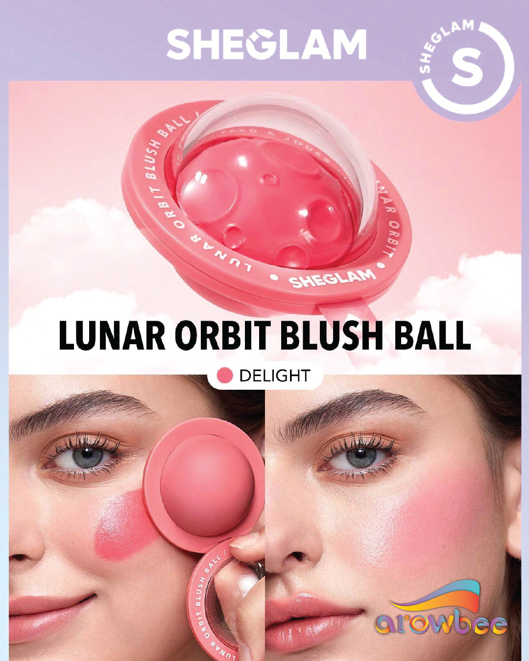 SHEGLAM Lunar Orbit Blush Ball