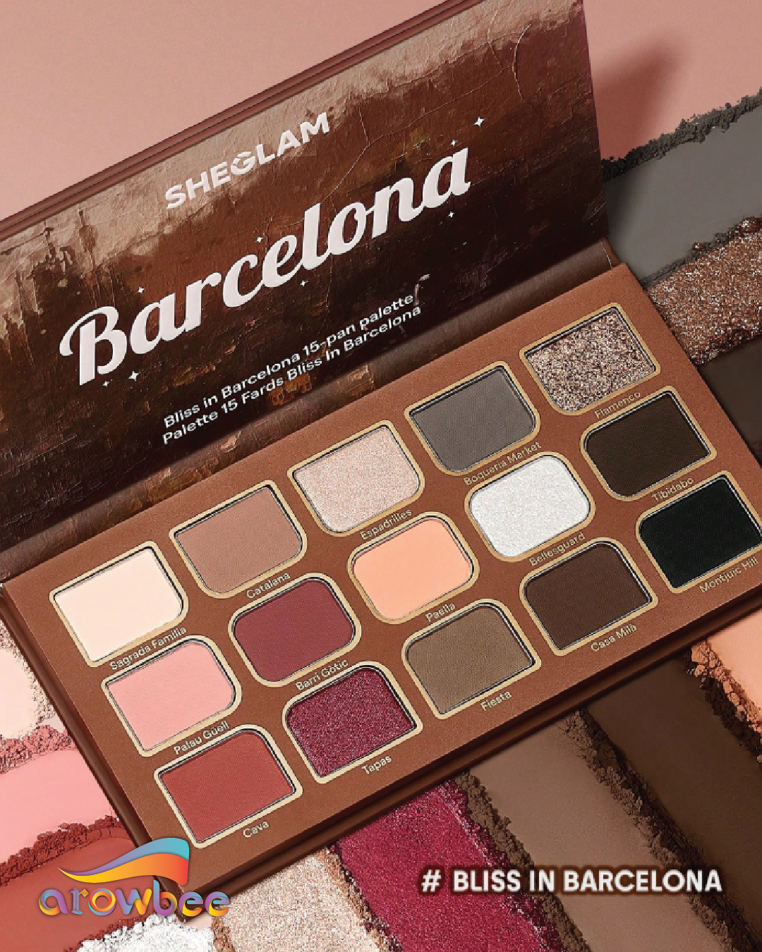 SHEGLAM Matinée In L.A. 15-Pan Palette