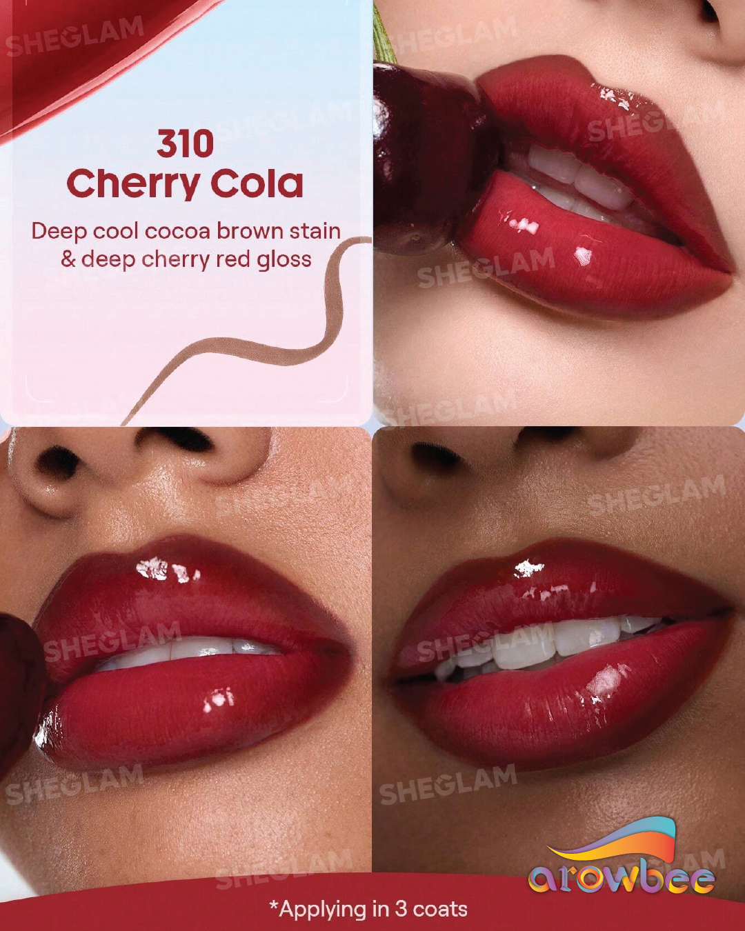 SHEGLAM Line To Shine Peel-Off Lip Stain & Gloss Duo