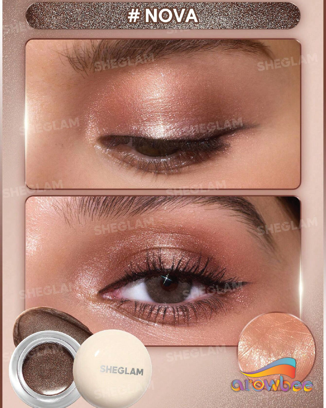 SHEGLAM Starstruck Cream Eyeshadow Pot