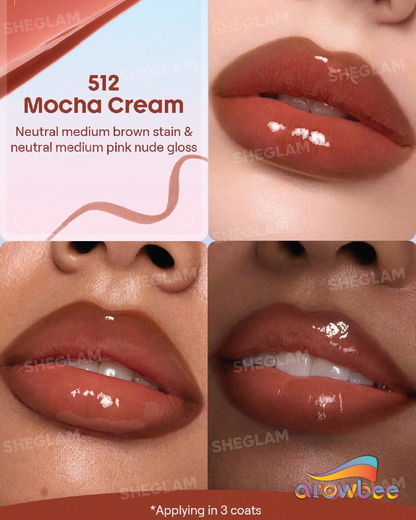 SHEGLAM Line To Shine Peel-Off Lip Stain & Gloss Duo