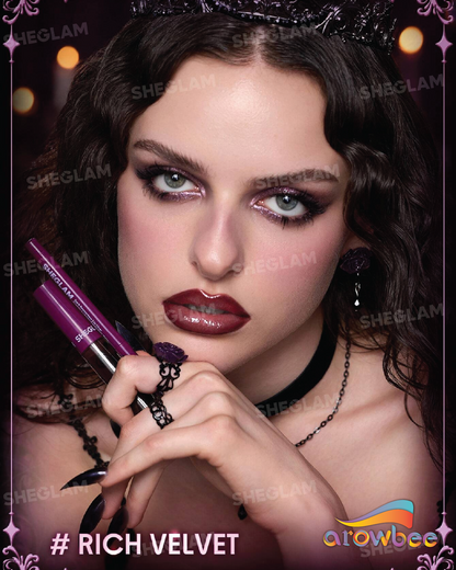 SHEGLAM Dark Romantasy Lip Liner + Lip Gloss Kit