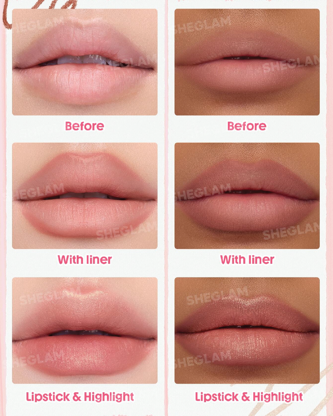 SHEGLAM Silky Glow Lip & Eye Pen
