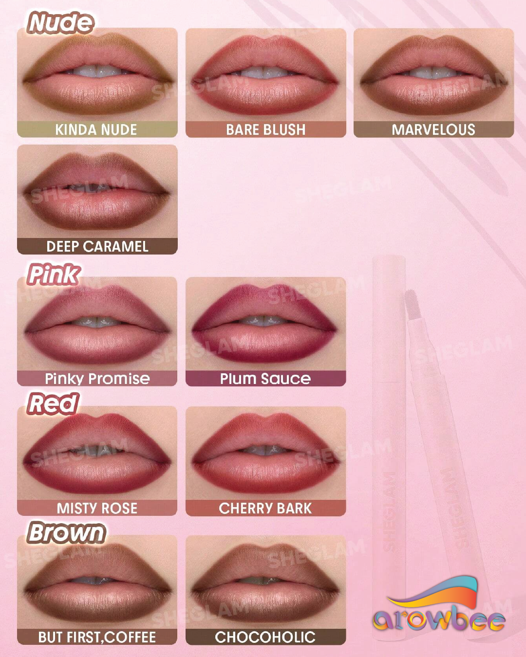 SHEGLAM True Stain Liquid Lip Liner