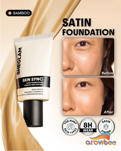 SHEGLAM Skin Sync Satin Foundation