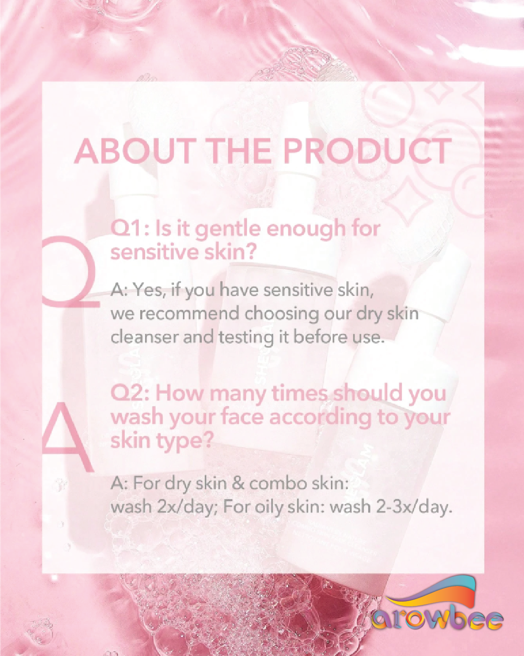 SHEGLAM Radiant By Nature Combo Skin Face Cleanser 100Ml