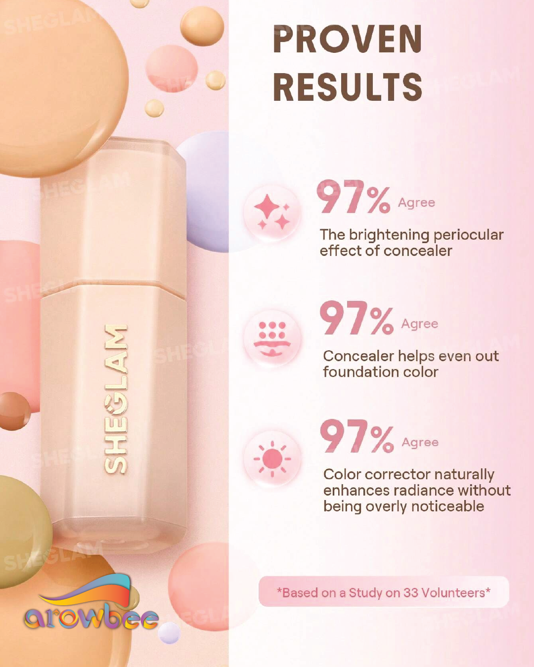 SHEGLAM Hideaway Full-Coverage Concealer