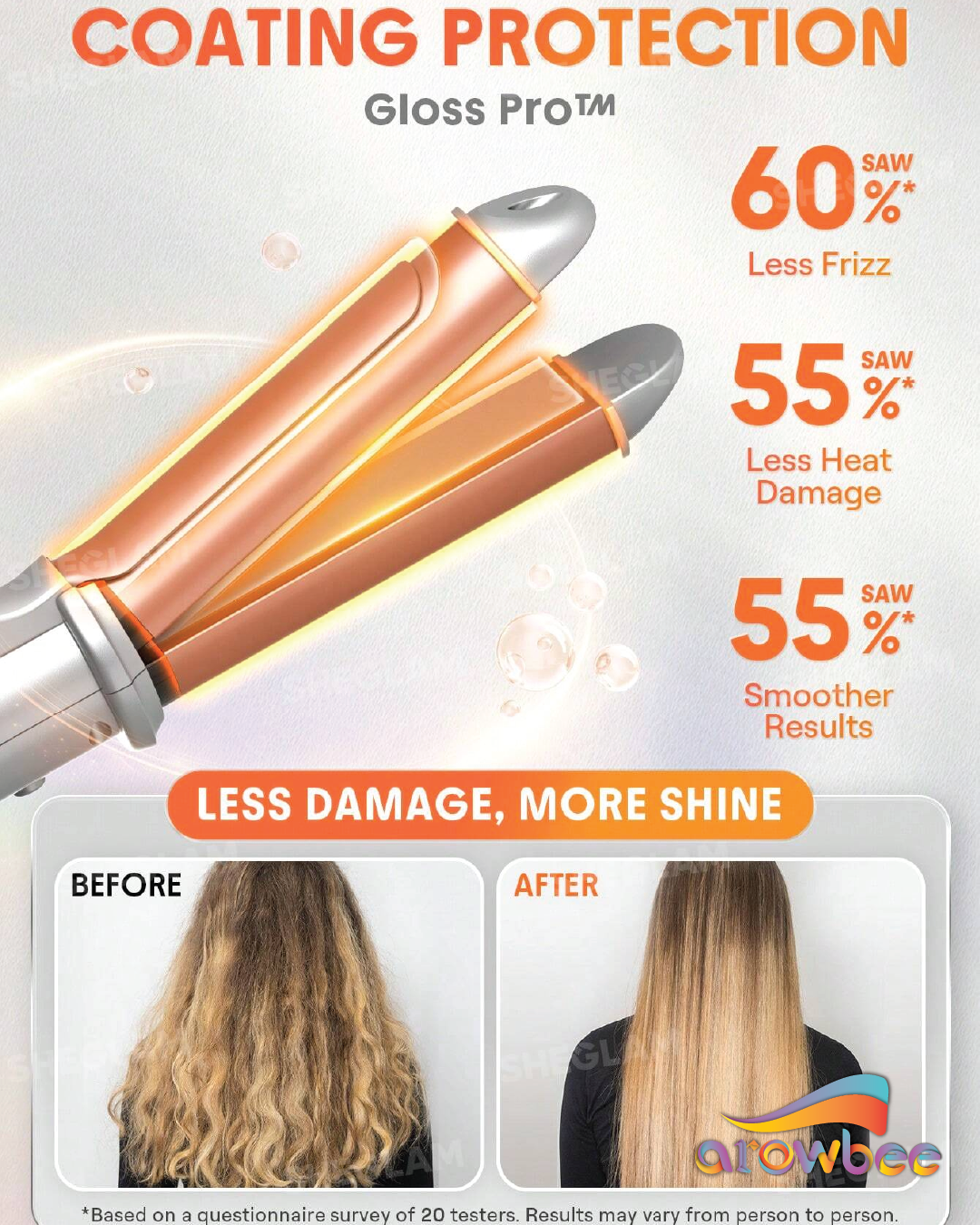 SHEGLAM HAIR Travel Buddy Pocket Curling Straightener