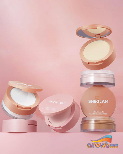 SHEGLAM Insta-Ready Face & Under Eye Setting Powder Duo