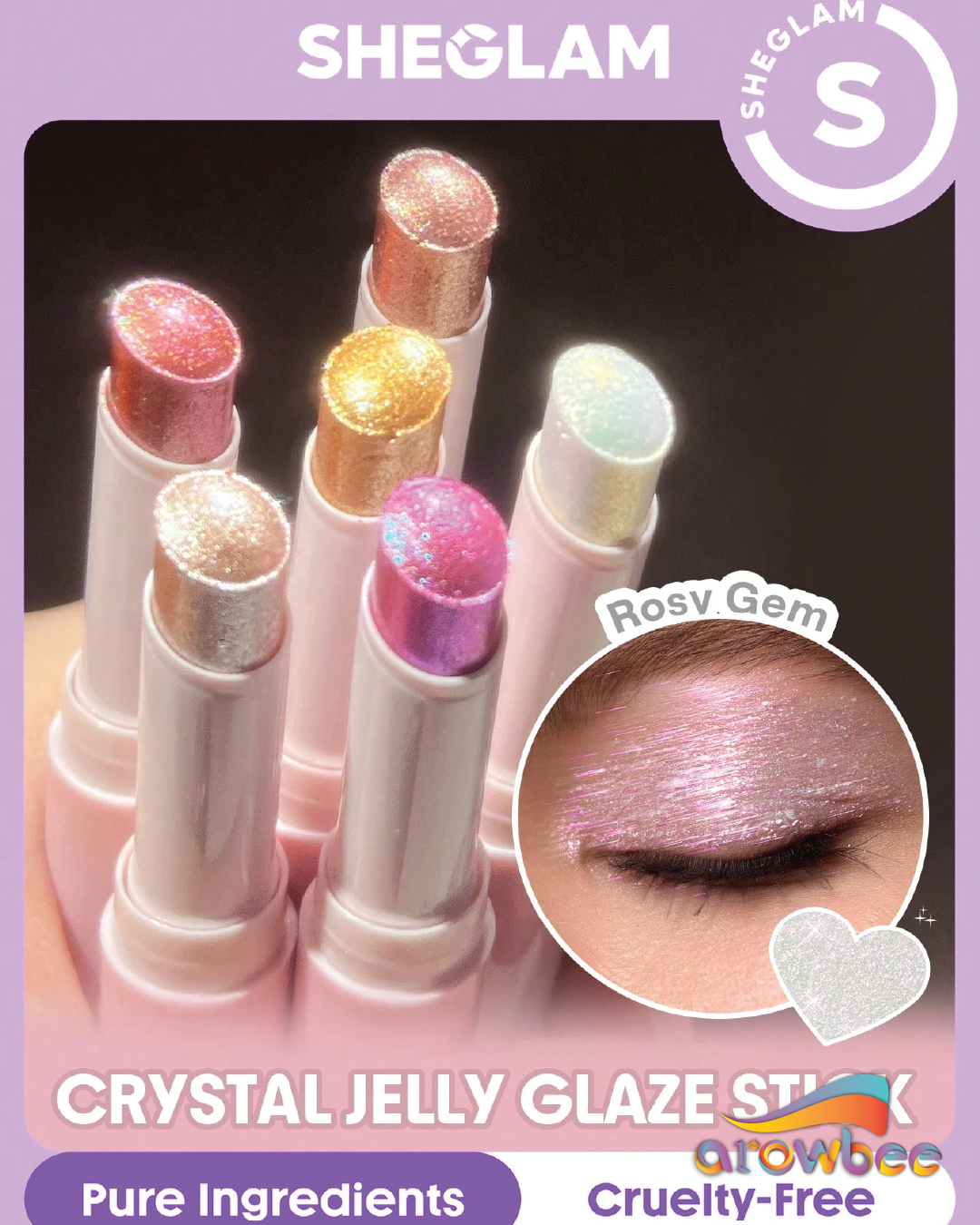 SHEGLAM Crystal Jelly Glaze Stick