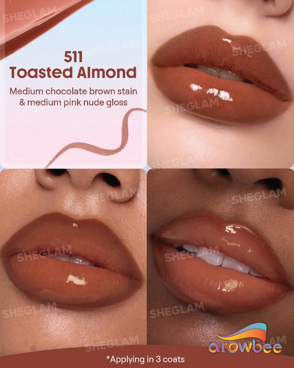 SHEGLAM Line To Shine Peel-Off Lip Stain & Gloss Duo