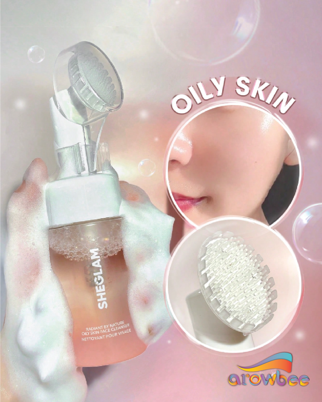 SHEGLAM Radiant By Nature Combo Skin Face Cleanser 100Ml