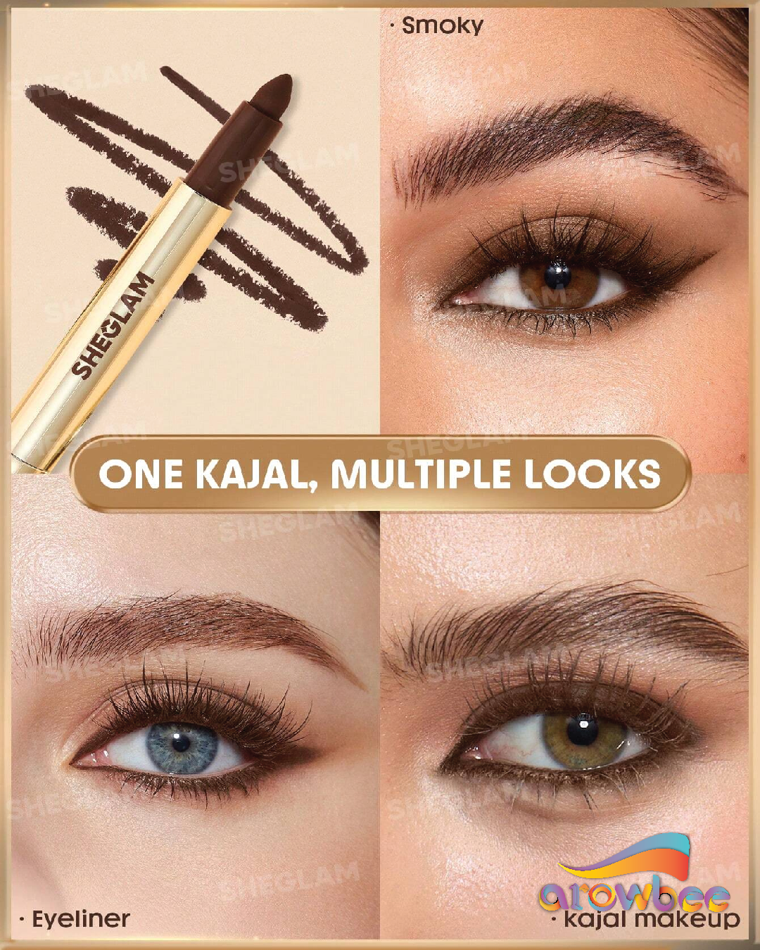 SHEGLAM Bold Moves Kohl Cream Eyeliner Pencil