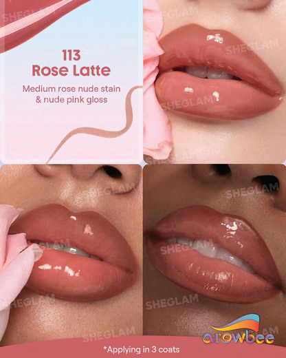 SHEGLAM Line To Shine Peel-Off Lip Stain & Gloss Duo