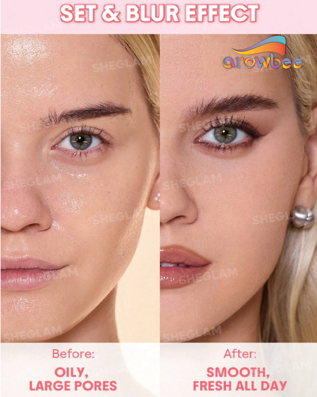 SHEGLAM Insta-Ready Ultra-Fine Blur & Lift Setting Powder Duo