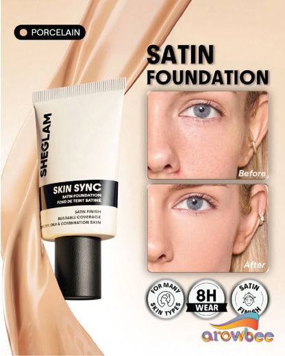 SHEGLAM Skin Sync Satin Foundation