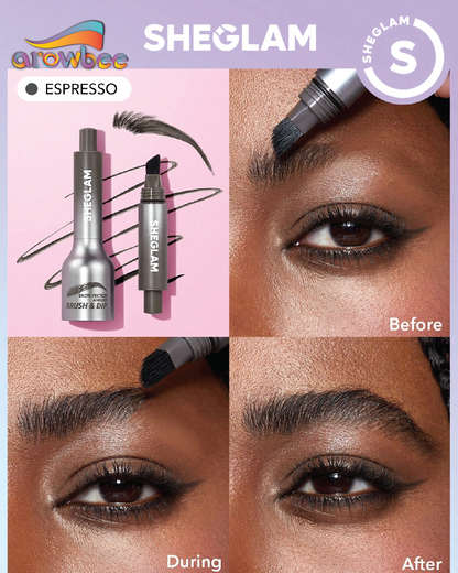 SHEGLAM Brow-Fection Angled Brush & Dip